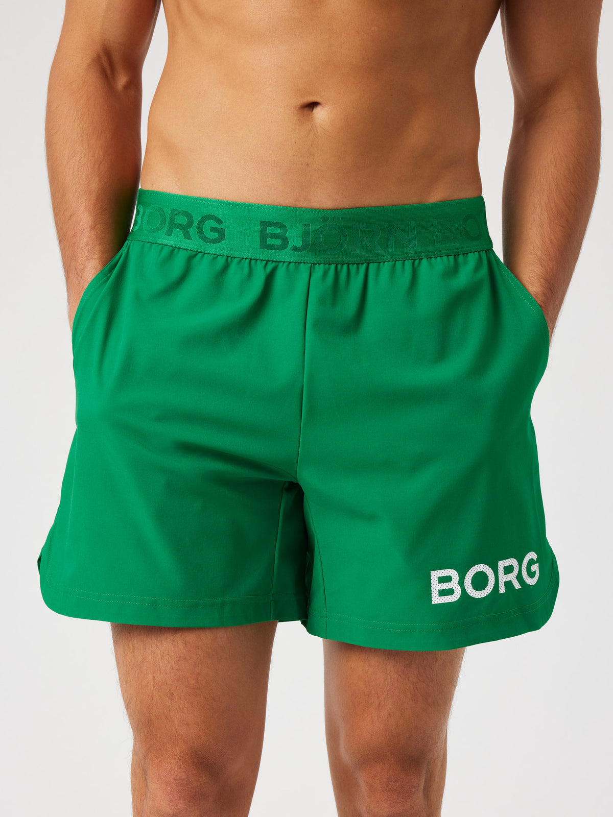 BJÖRN BORG Borg 6" Shorts Jolly Green