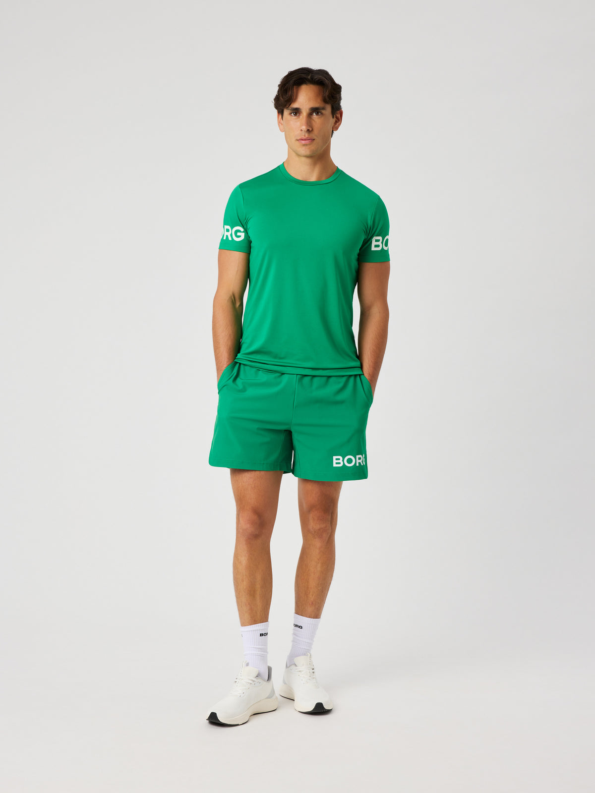 BJÖRN BORG Borg 6" Shorts Jolly Green