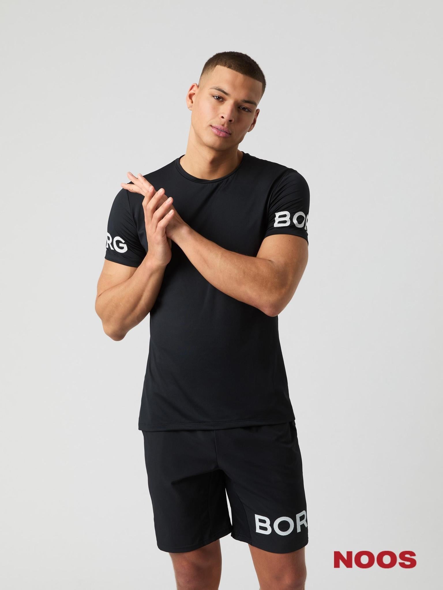 BJÖRN BORG Borg T-shirt Black Beauty