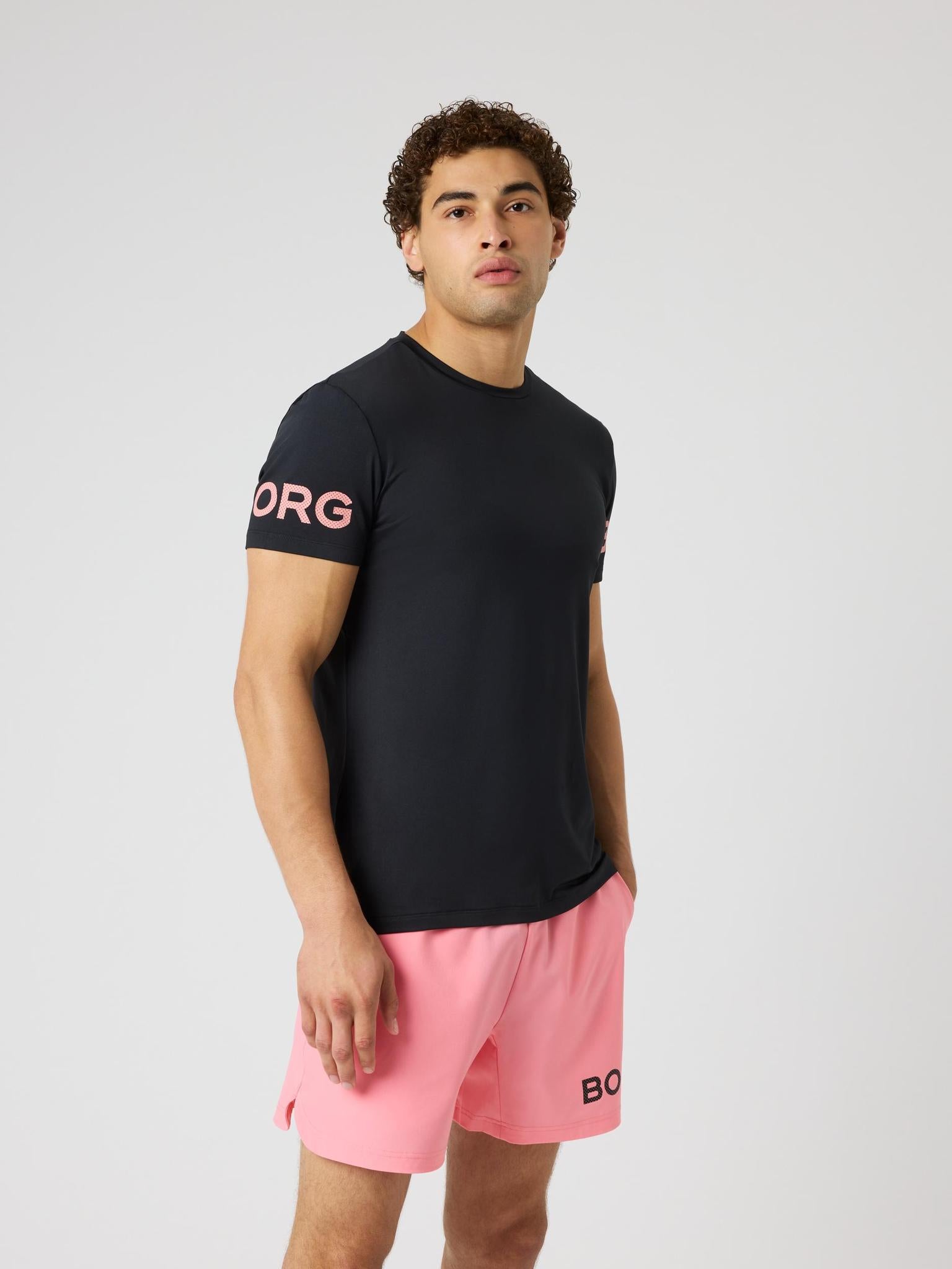 BJÖRN BORG Borg T-shirt Black Beauty