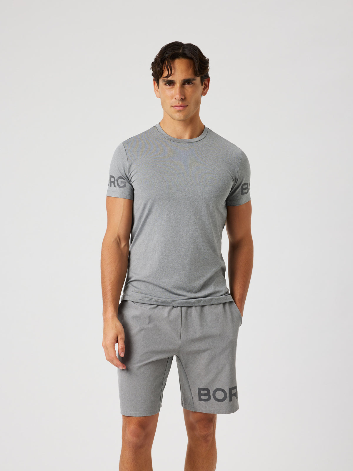 BJÖRN BORG Borg T-shirt Grey Melange