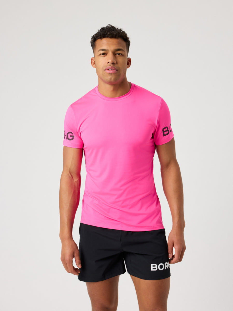 BJÖRN BORG Borg T-shirt Pink Glo