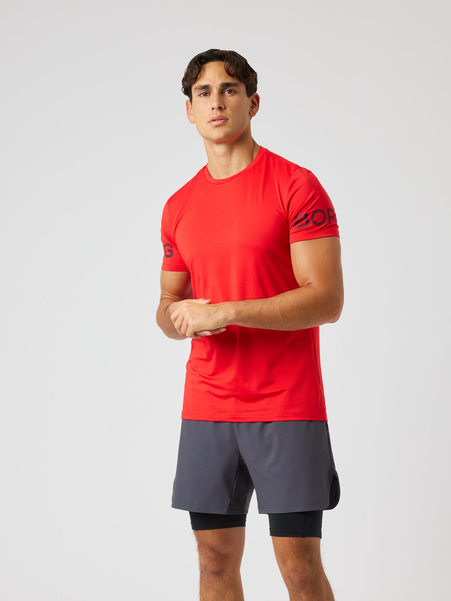 BJÖRN BORG Borg T-shirt Flame Scarlet
