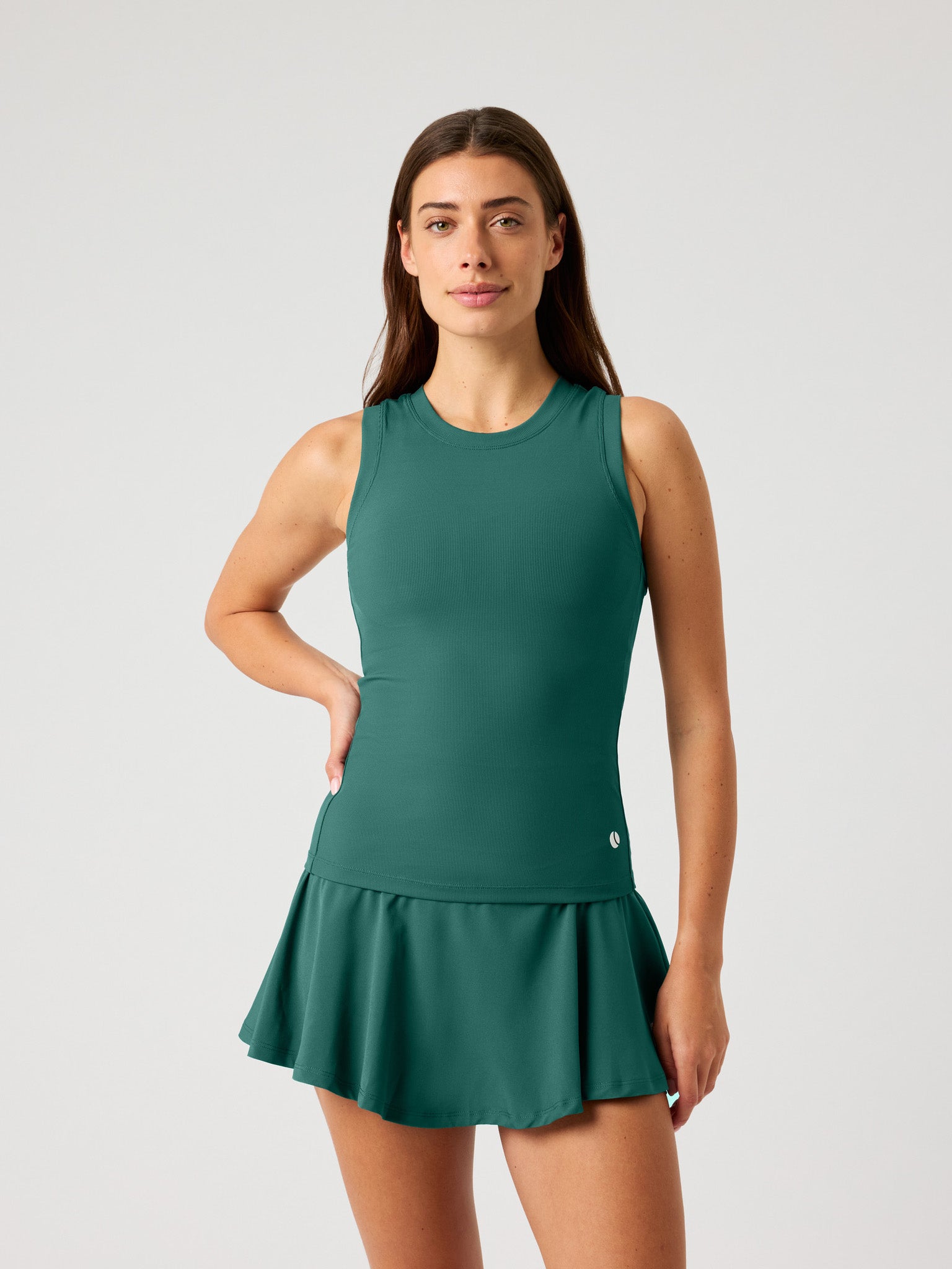 BJÖRN BORG Ace Pocket Ribbed Tank Top Mallard Green
