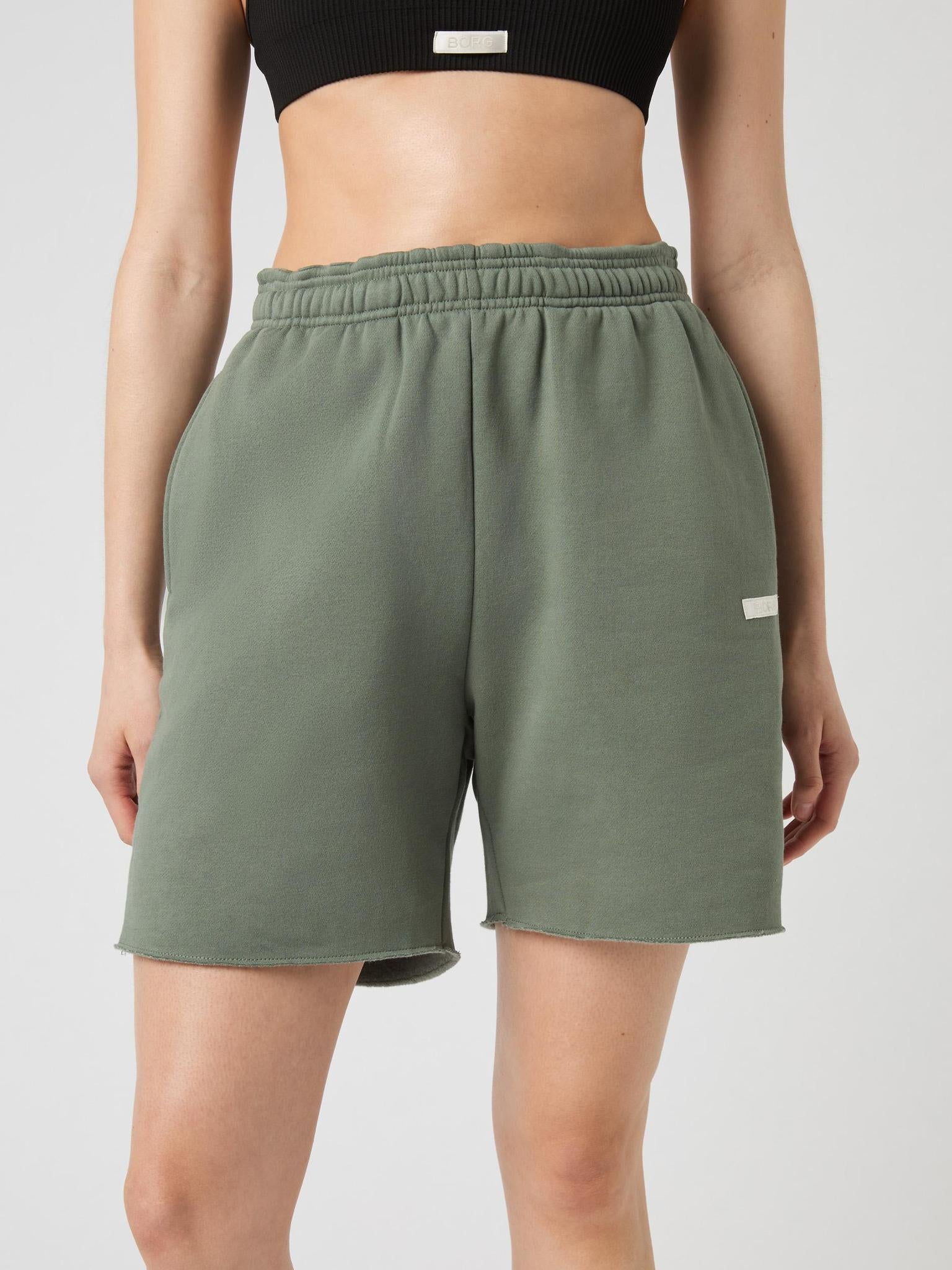 BJÖRN BORG Studio Oversized Sweatshorts Agave Green