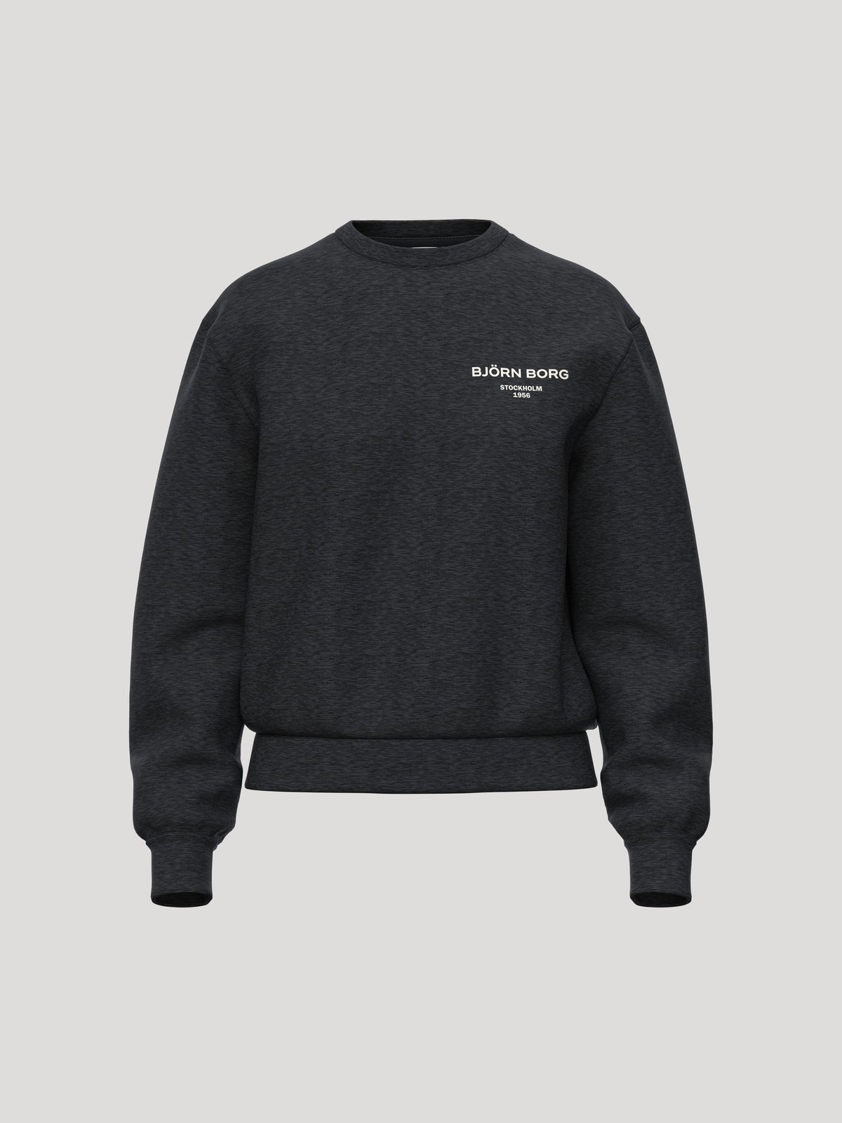 BJÖRN BORG Borg Essential 1 Sweatshirt Dark Grey Melange