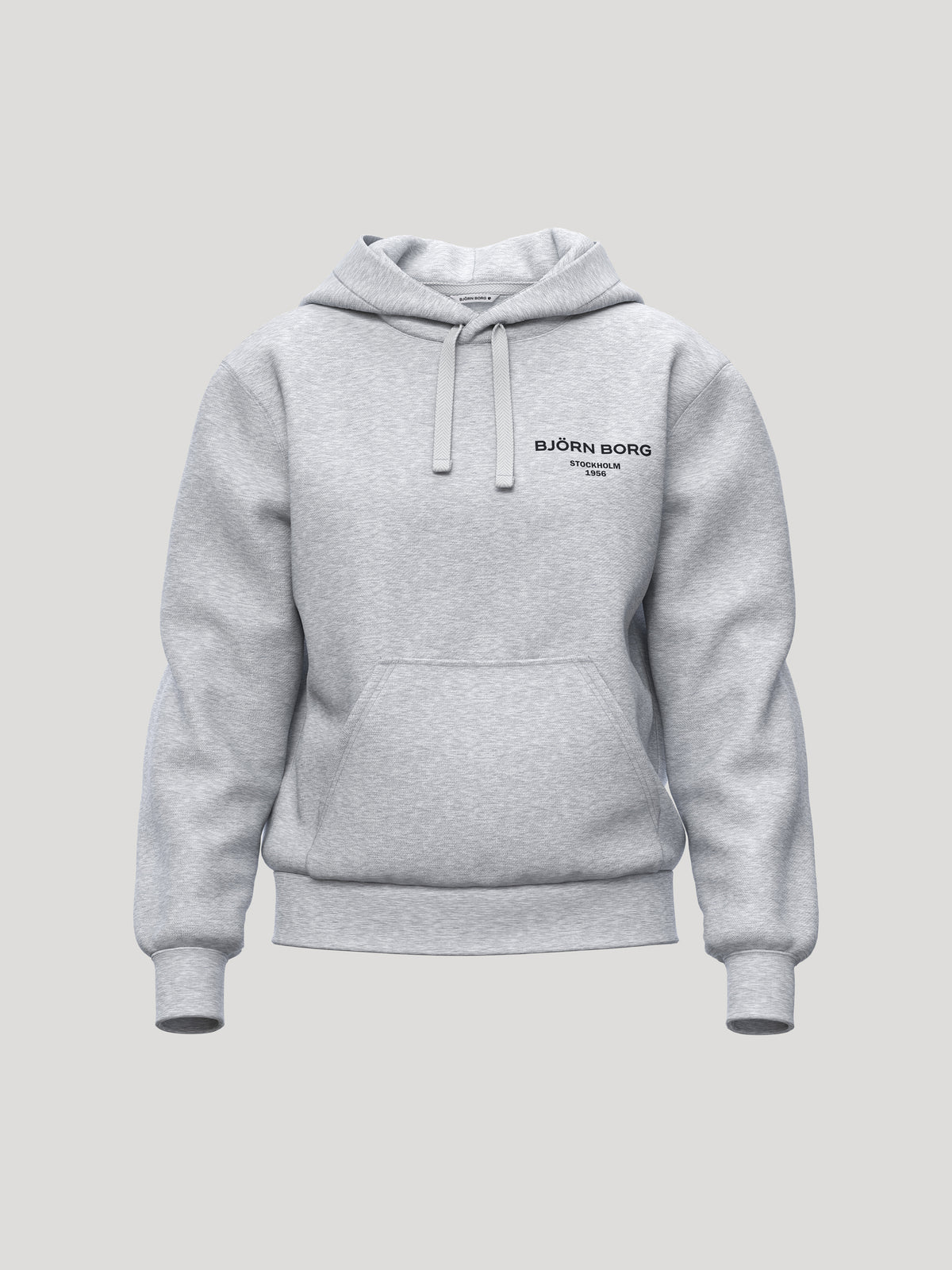 BJÖRN BORG Borg Essential 1 Hoodie Light Grey Melange