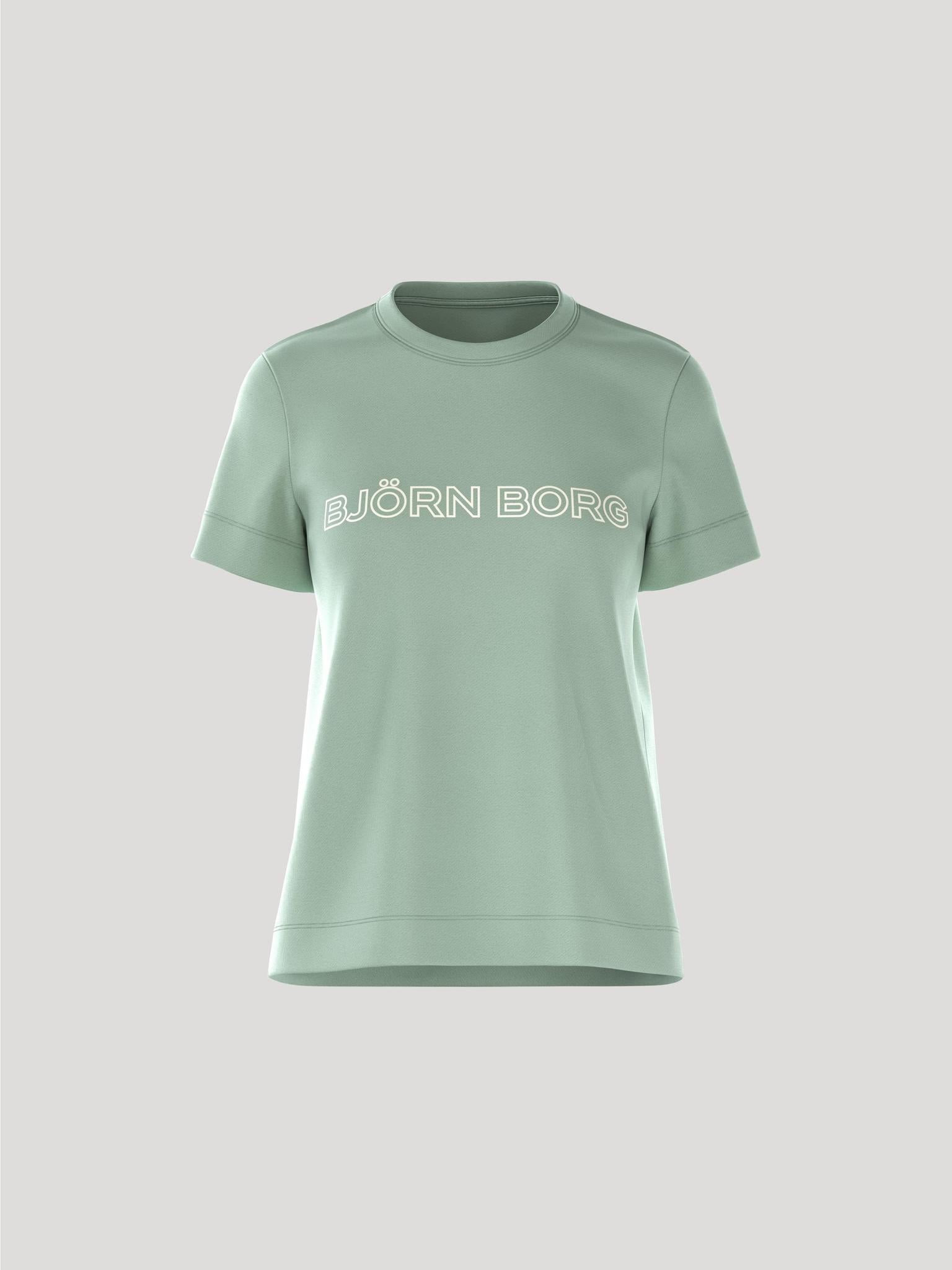 BJÖRN BORG Borg Essential 3 T-shirt Frosty Green