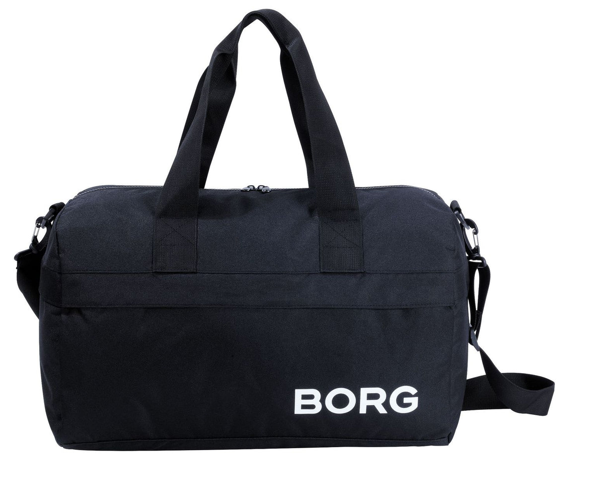 BJÖRN BORG Borg Logo Sports Bag Black Beauty