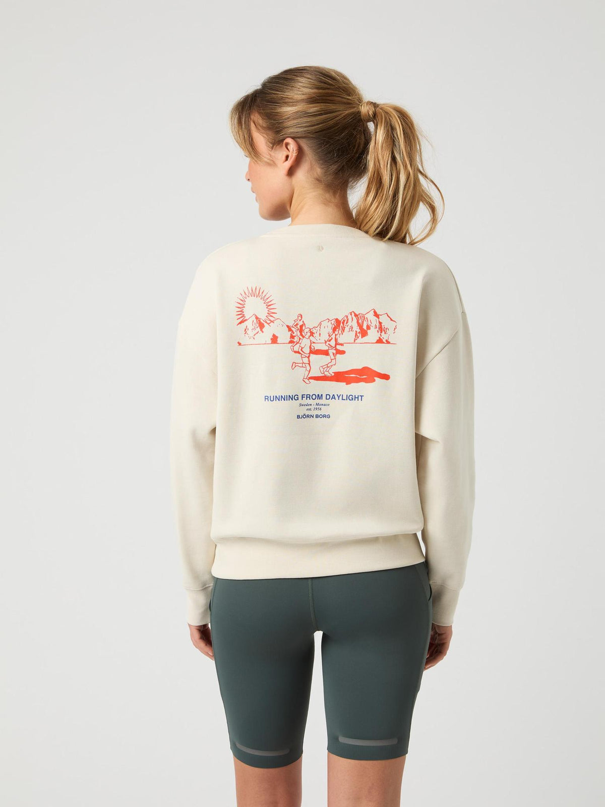 BJÖRN BORG Borg Boyfriend Sweatshirt Birch