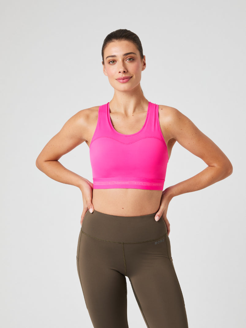 BJÖRN BORG Borg Performance High Support Bra Pink Glo