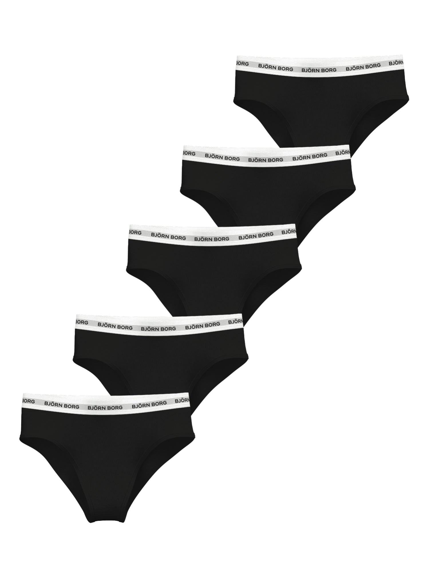 BJÖRN BORG Logo Highwaist Brief 5p Multipack 1