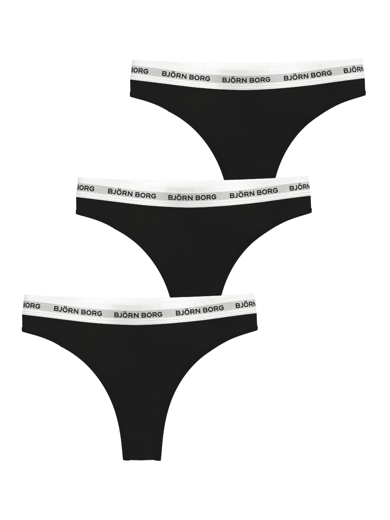 BJÖRN BORG Logo Thong 3p Multipack 1
