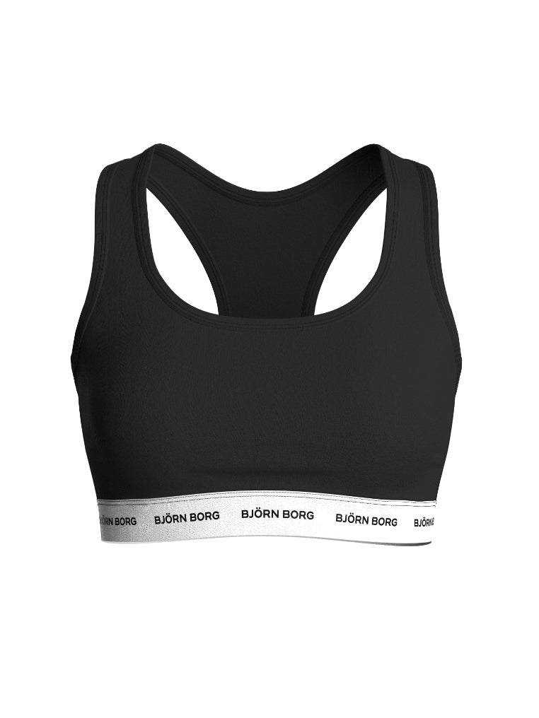 BJÖRN BORG Logo Soft Top 1p Black Beauty
