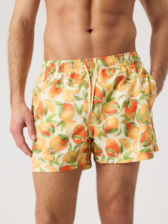 BJÖRN BORG Borg Print Swim Shorts BB Summer Peach 1