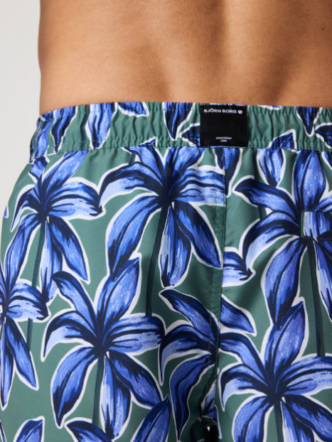 BJÖRN BORG Borg Print Swim Shorts BB Palms On Palms 1