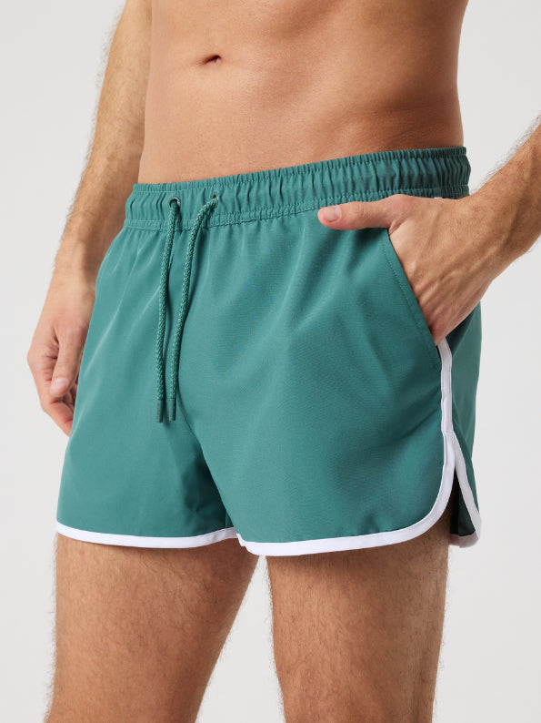 BJÖRN BORG Borg Retro Swim Shorts Blue Spruce