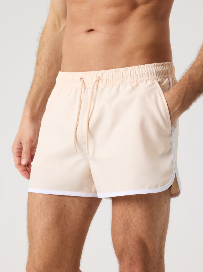 BJÖRN BORG Borg Retro Swim Shorts Creme De Peche