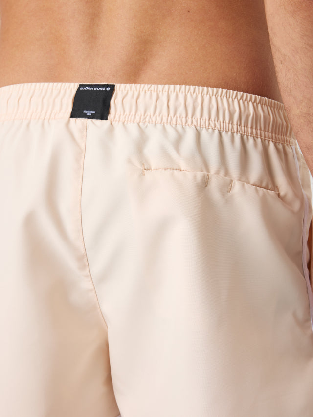 BJÖRN BORG Borg Retro Swim Shorts Creme De Peche