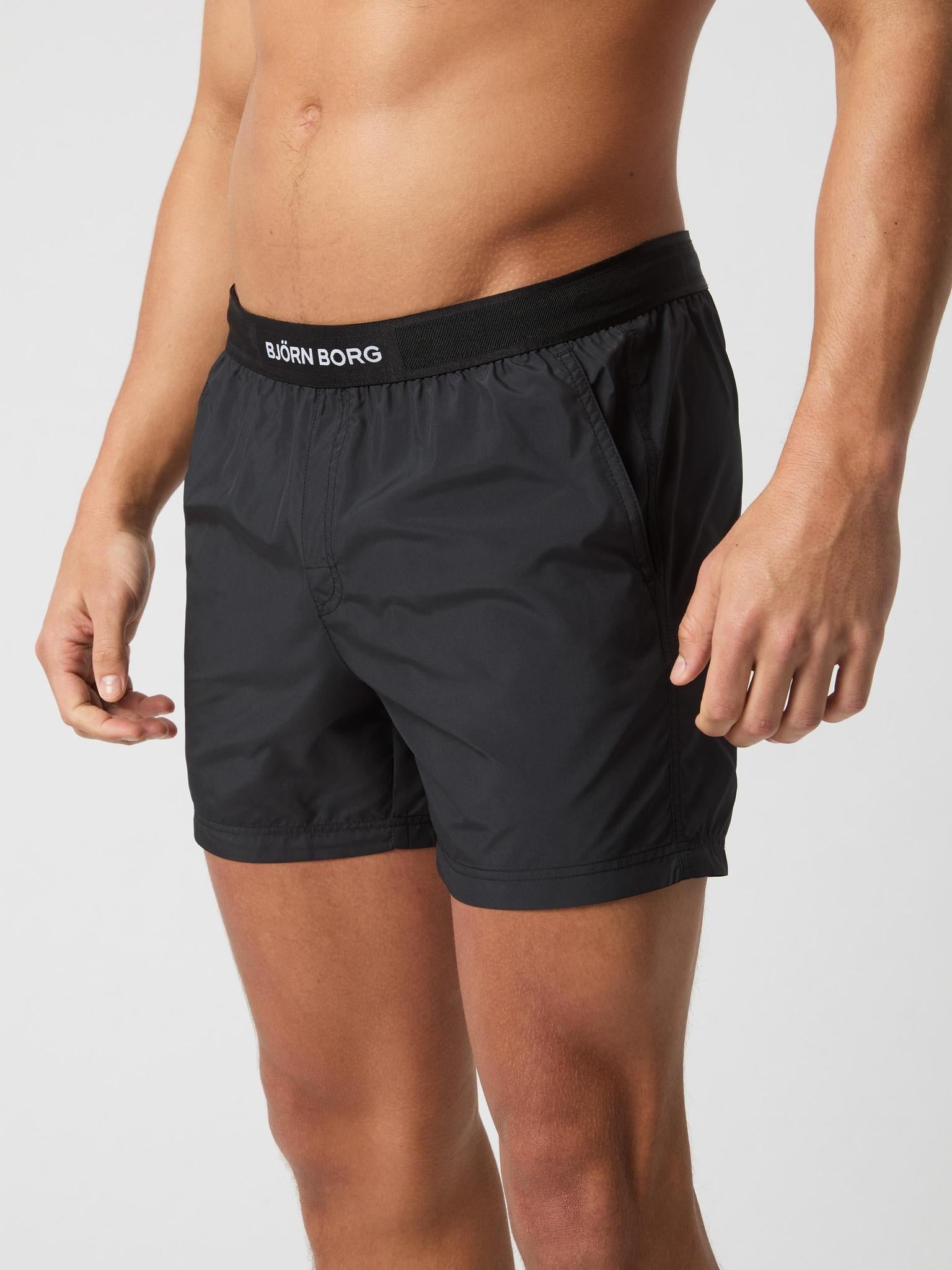 BJÖRN BORG Borg Premium Swim Shorts Black Beauty