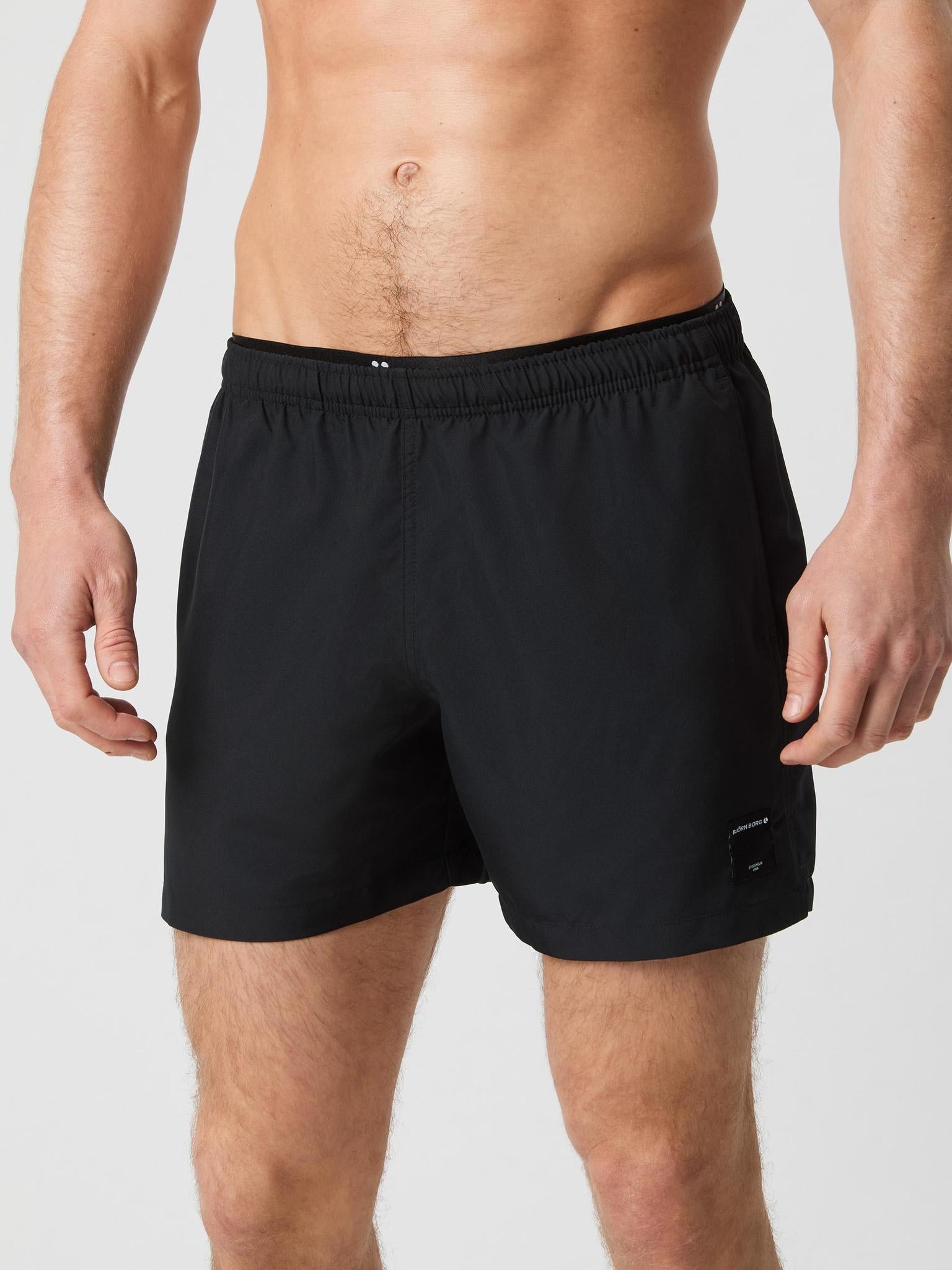 BJÖRN BORG Borg Elastic Swim Shorts Black Beauty