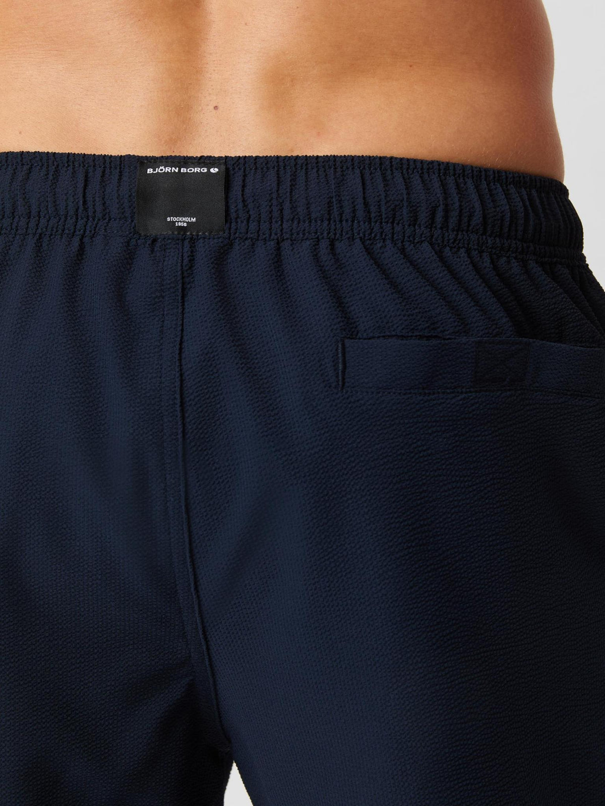 BJÖRN BORG Borg Seersucker Swim Shorts Night Sky