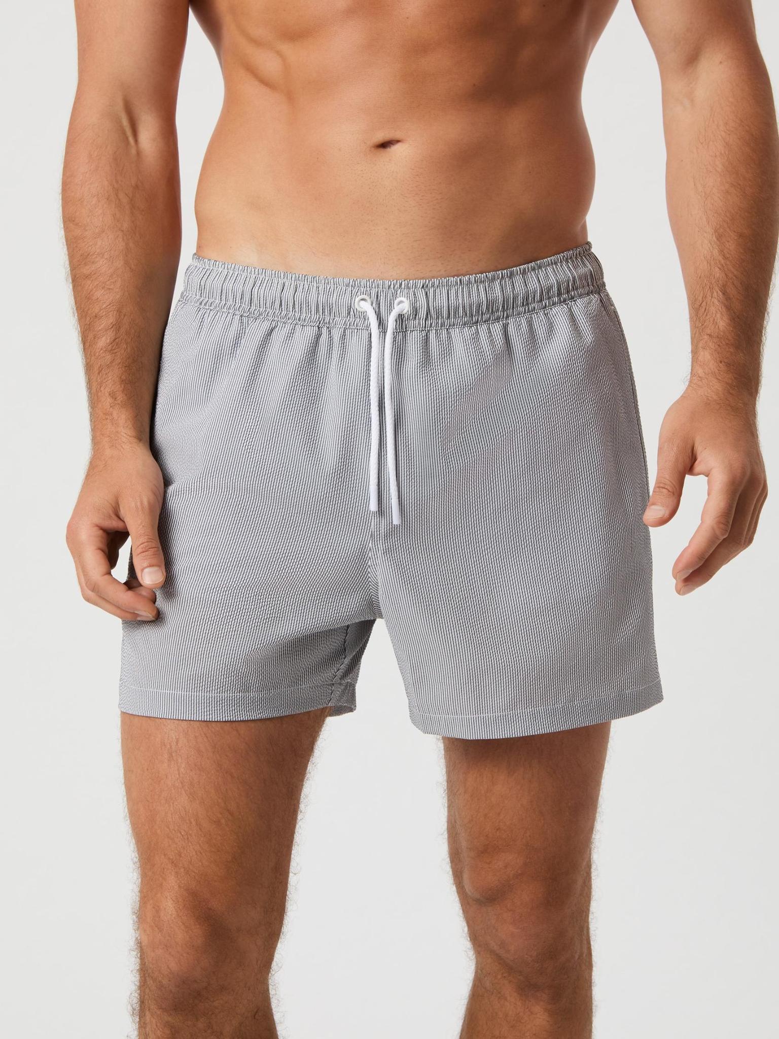 BJÖRN BORG Borg Seersucker Swim Shorts BB Swim Stripe 4