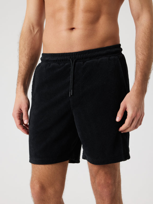BJÖRN BORG Borg Toweling Pool Shorts Black Beauty