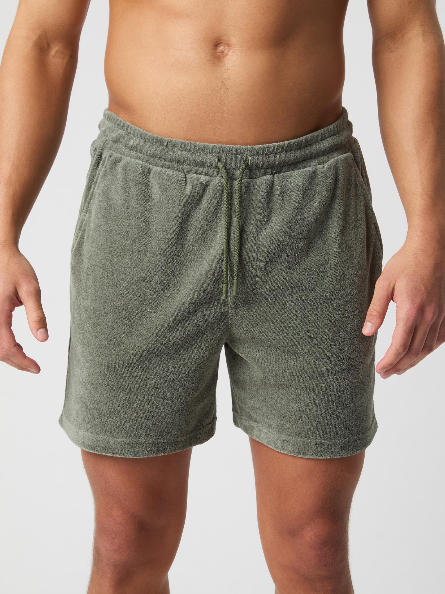 BJÖRN BORG Borg Toweling Pool Shorts Agave Green