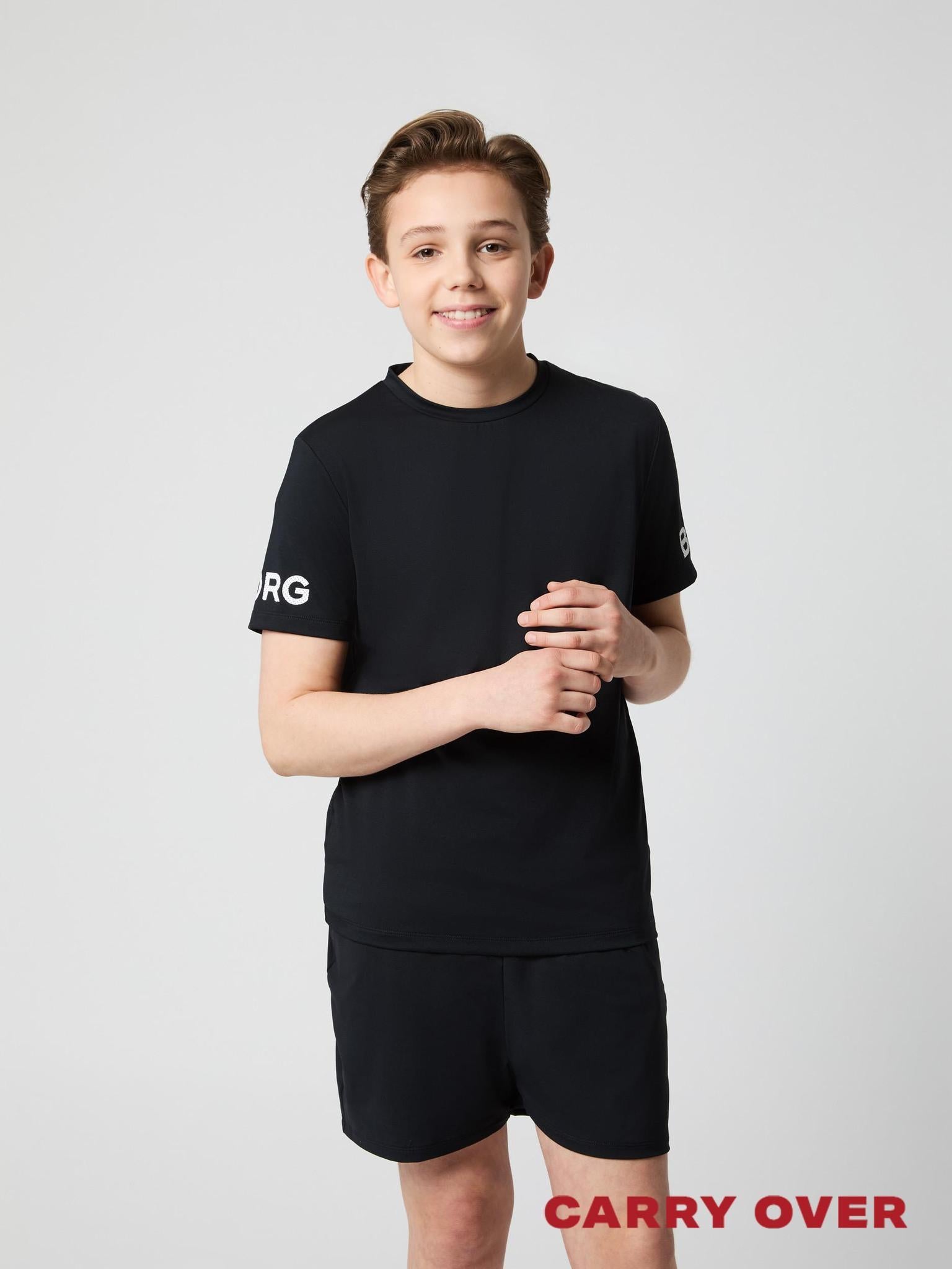 BJÖRN BORG Borg T-shirt Black Beauty