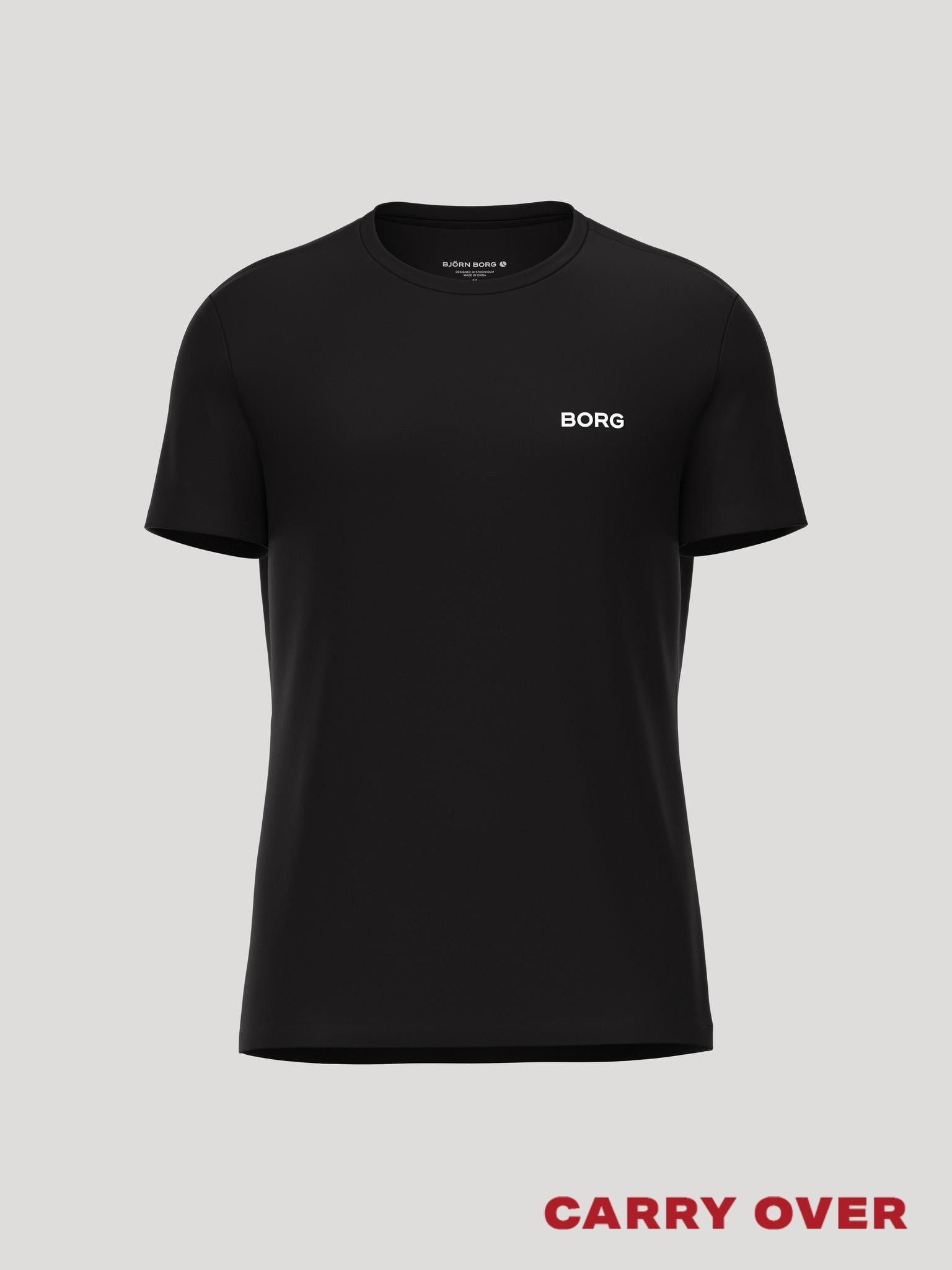 BJÖRN BORG Borg Essential Active Training T-shirt Black Beauty