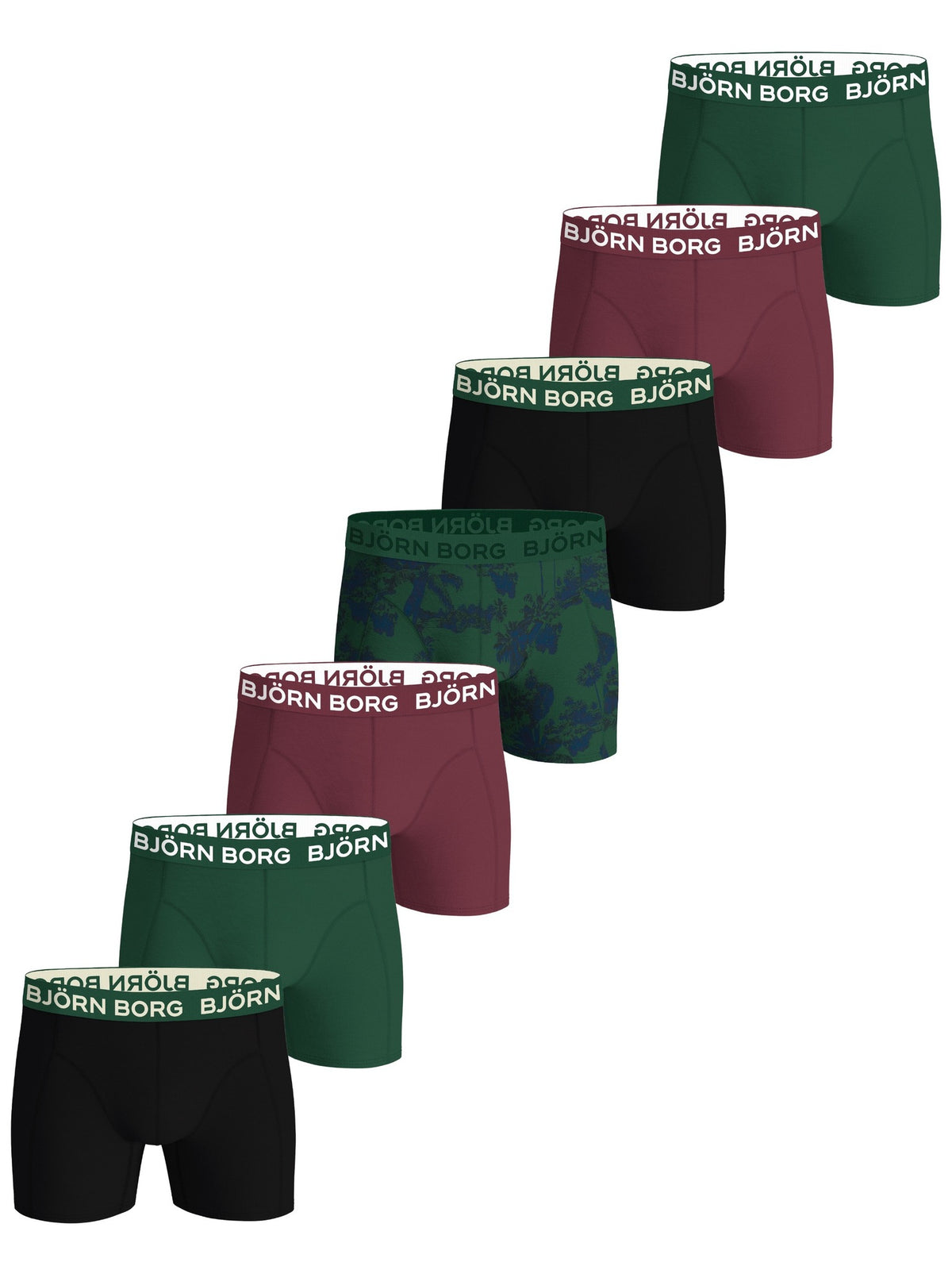 BJÖRN BORG Cotton Stretch Boxer 7p Multipack 2 (MP002)