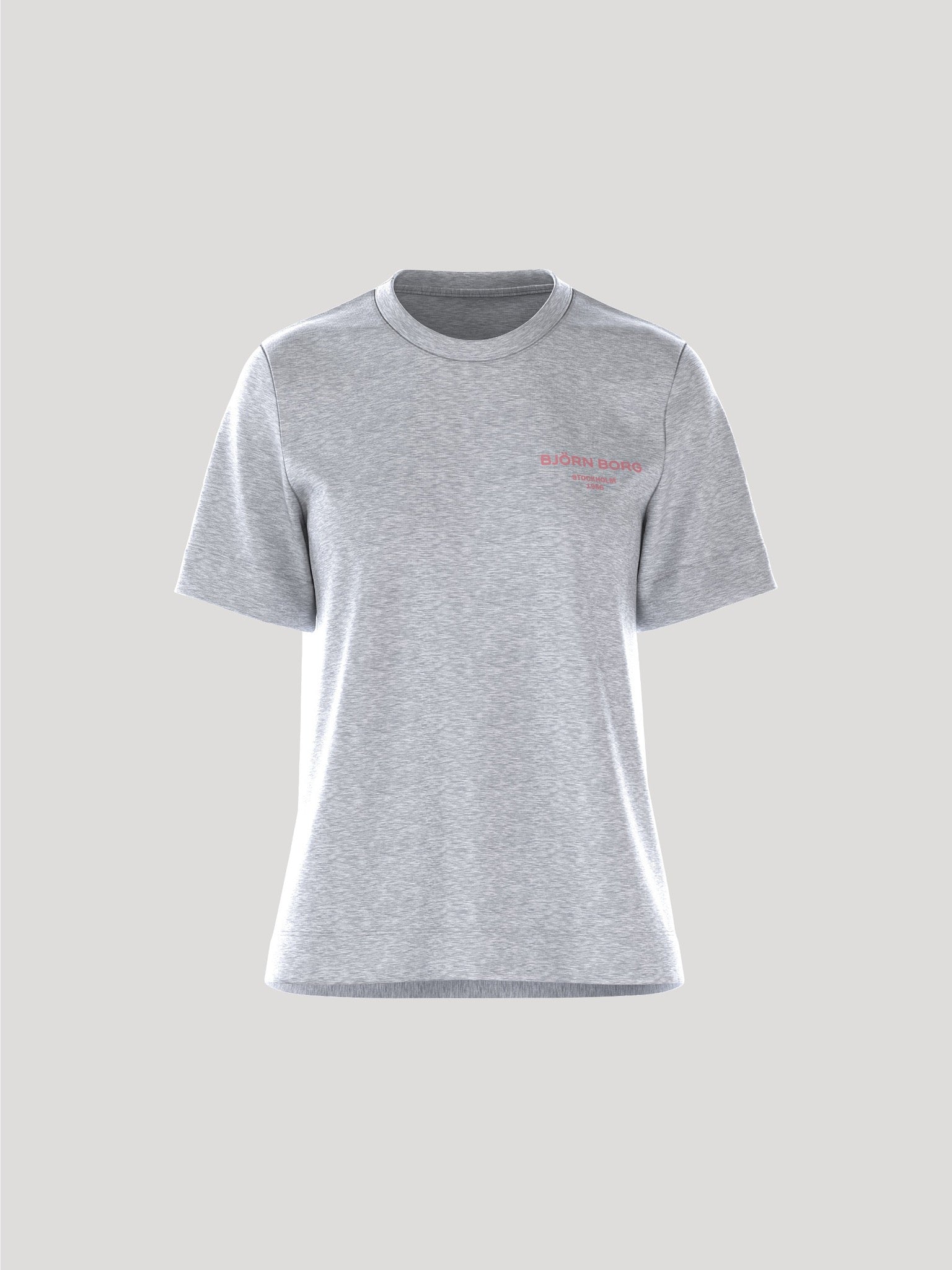 BJÖRN BORG Borg Essential 1 T-shirt Light Grey Melange