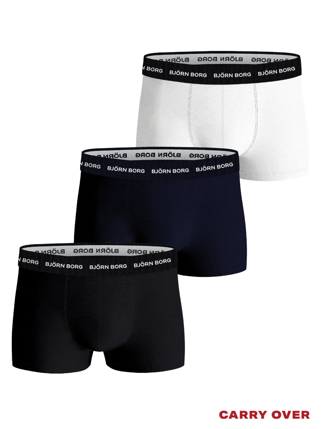 BJÖRN BORG Cotton Stretch Trunk 3p Multipack 2