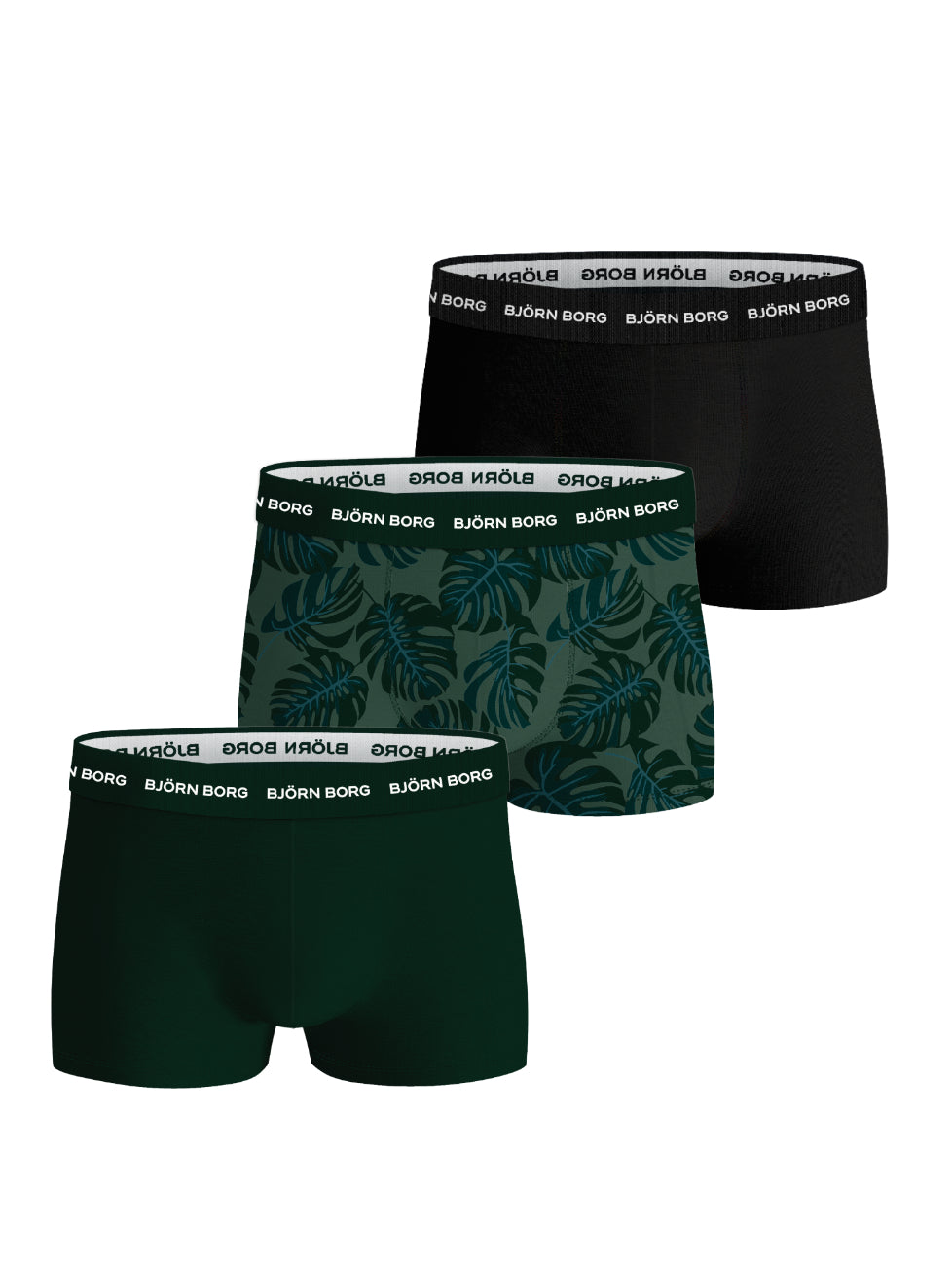 BJÖRN BORG Cotton Stretch Trunk 3p Multipack 3