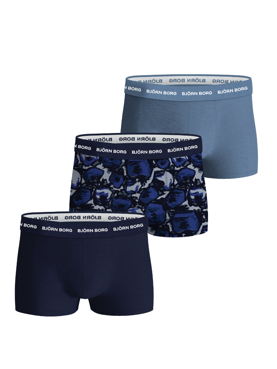 BJÖRN BORG Cotton Stretch Trunk 3p Multipack 4
