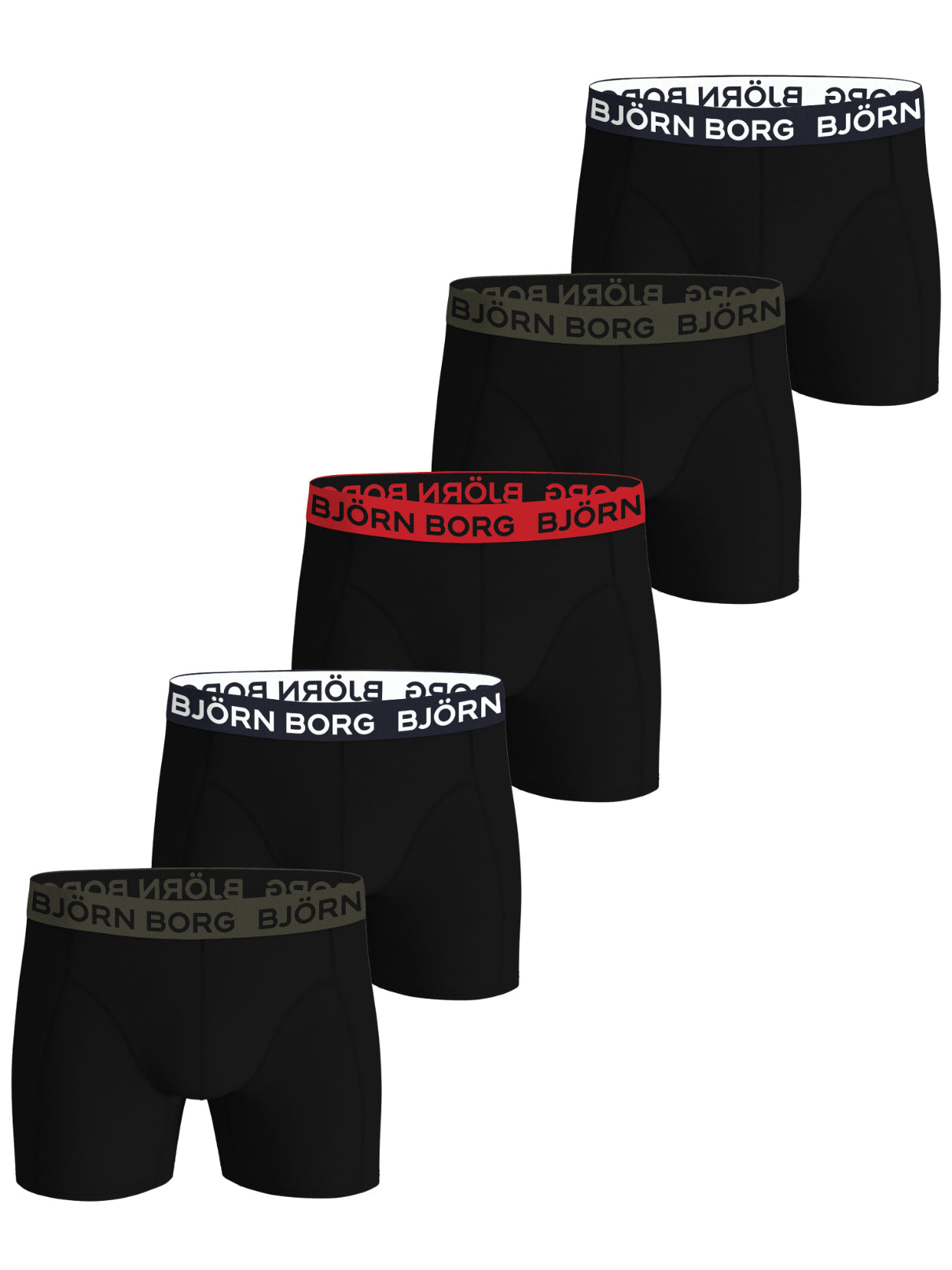 BJÖRN BORG Cotton Stretch Boxer 5p Multipack 3