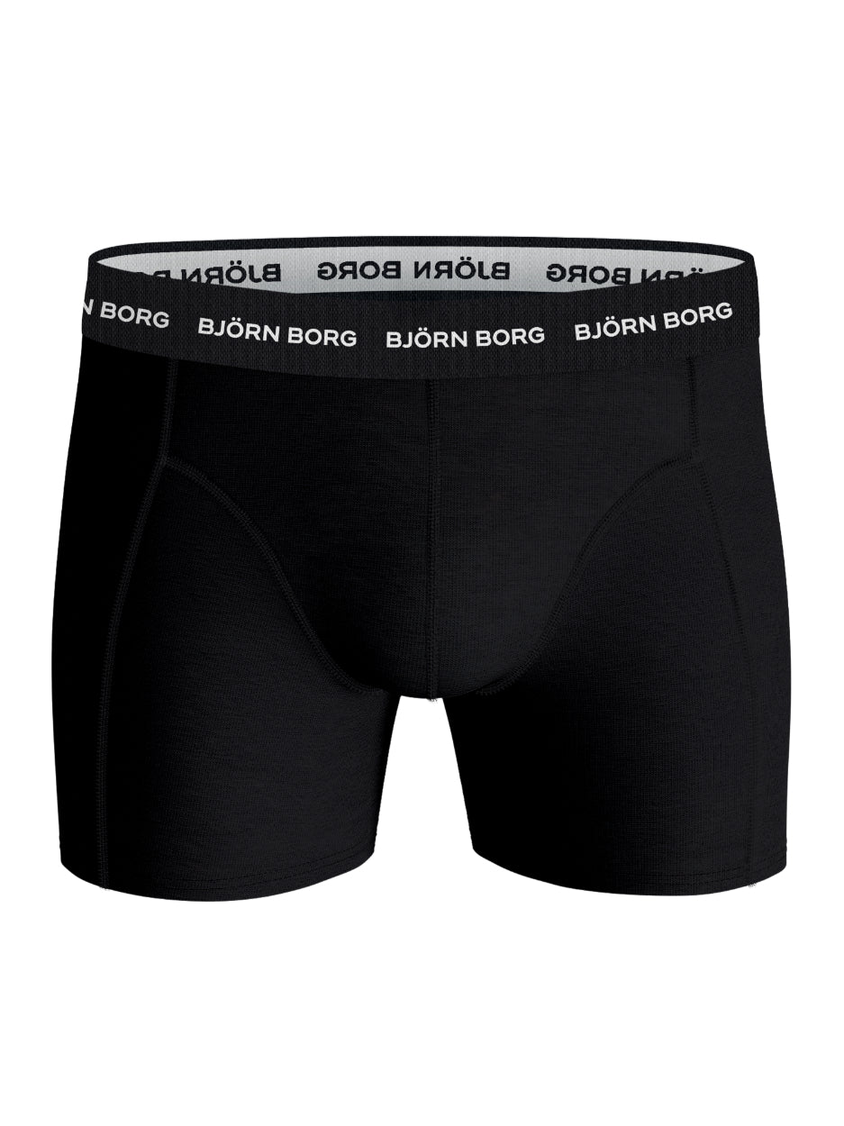 BJÖRN BORG Cotton Stretch Boxer 1p Black Beauty (BK001)