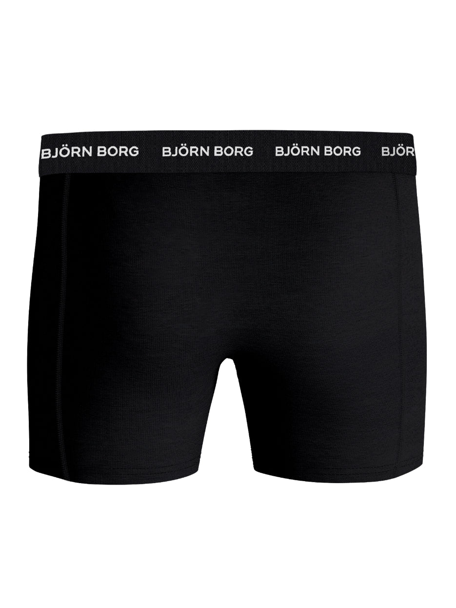 BJÖRN BORG Cotton Stretch Boxer 1p Black Beauty (BK001)