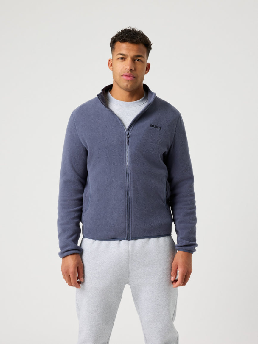 BJÖRN BORG Borg Full Zip Fleece Odyssey Gray