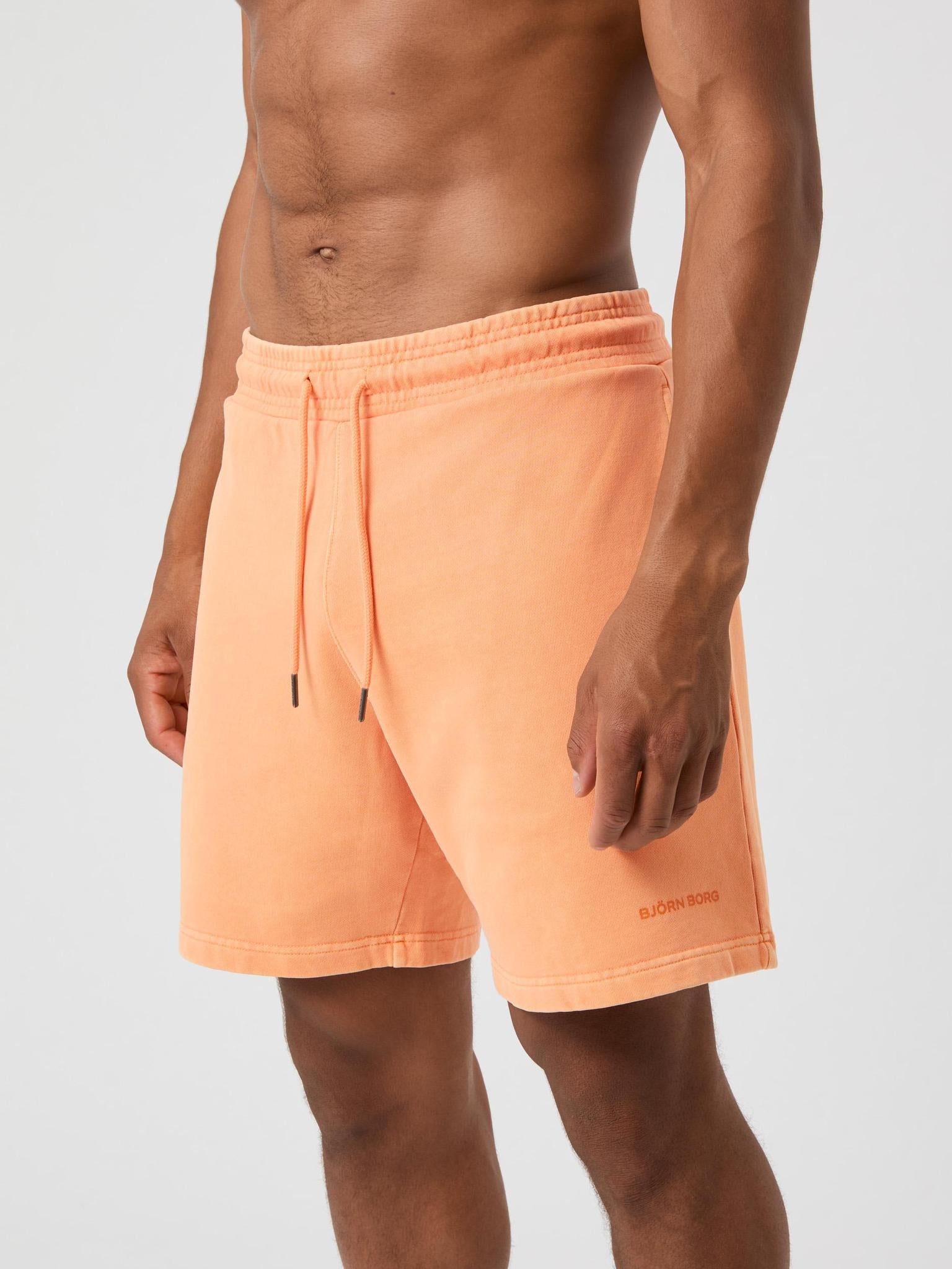 BJÖRN BORG Borg Oversized Washed Sweatshorts Papaya