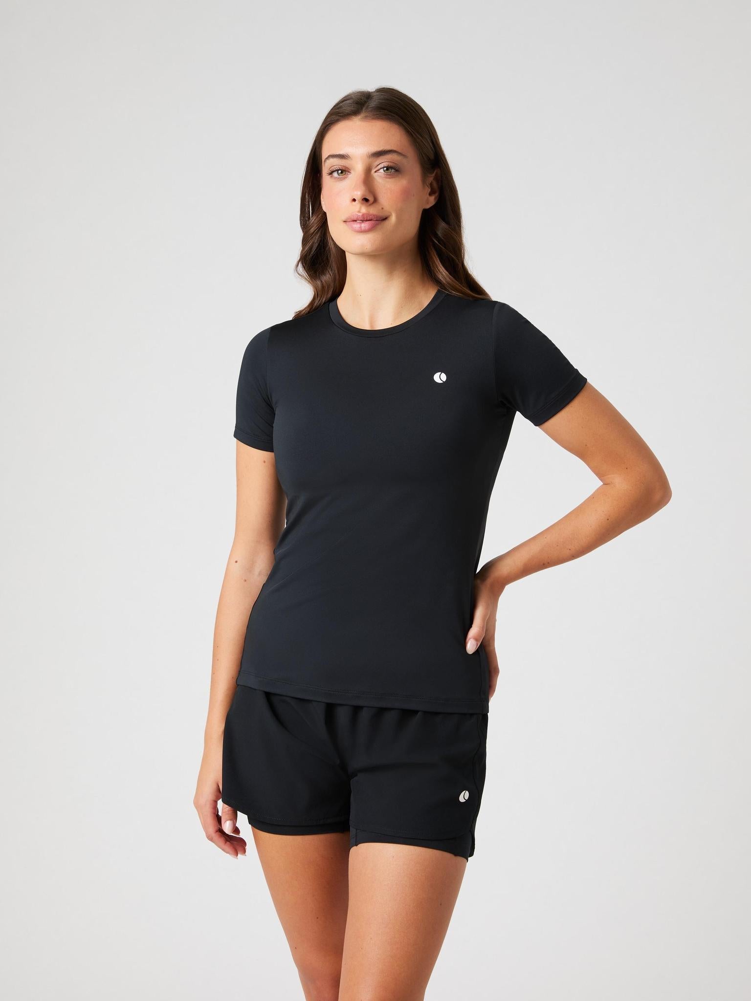 BJÖRN BORG Ace Slim T-shirt Black Beauty