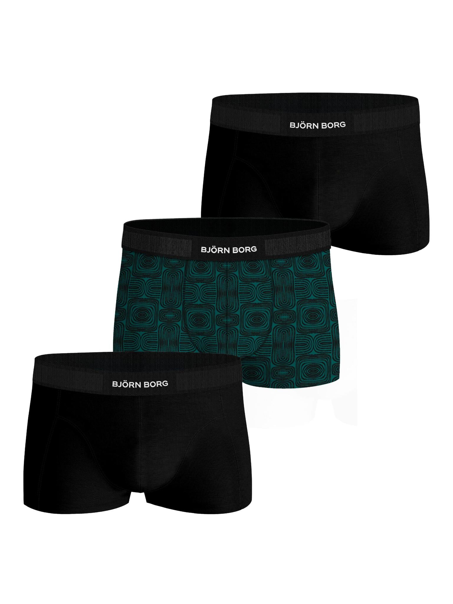 BJÖRN BORG Organic Cotton Stretch Trunk 3p Multipack 2