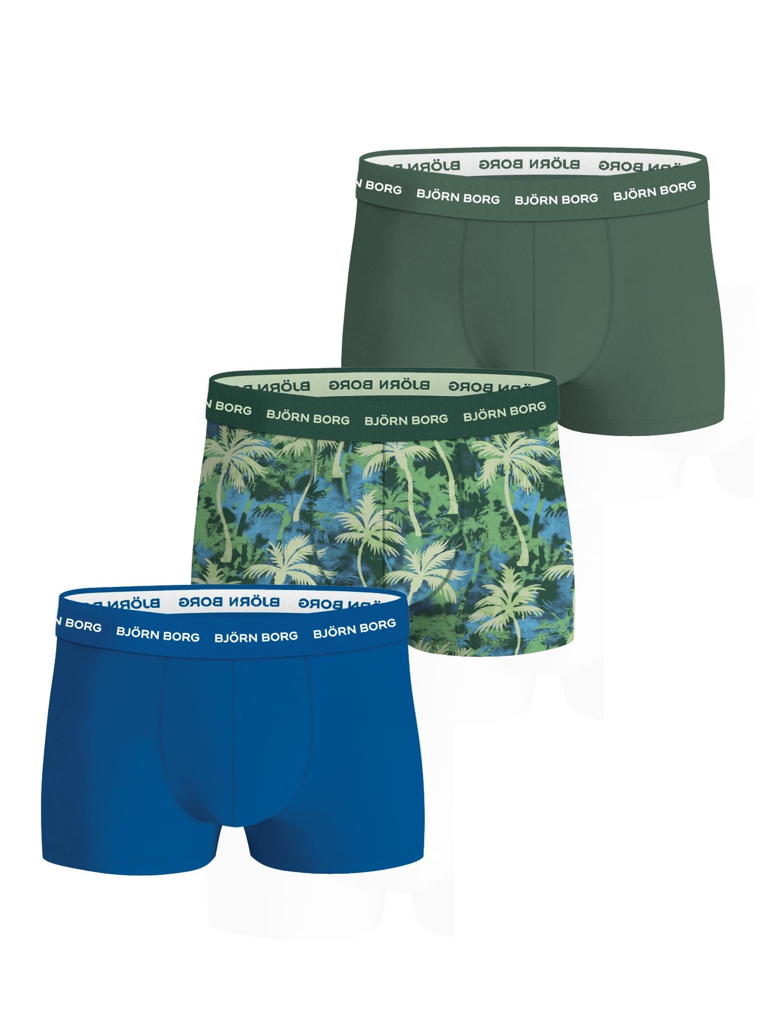 BJÖRN BORG Cotton Stretch Trunk 3p Multipack 1