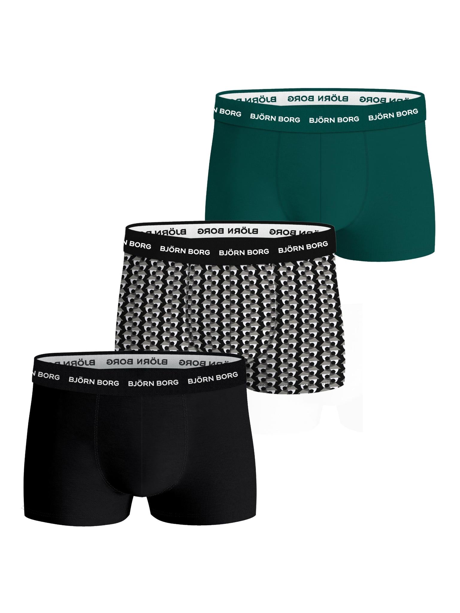 BJÖRN BORG Cotton Stretch Trunk 3p Multipack 2