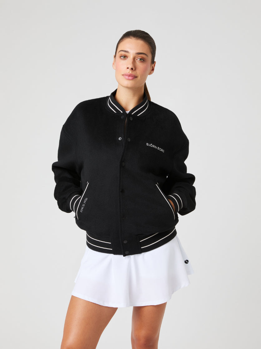 BJÖRN BORG Borg Varsity Jacket Black Beauty