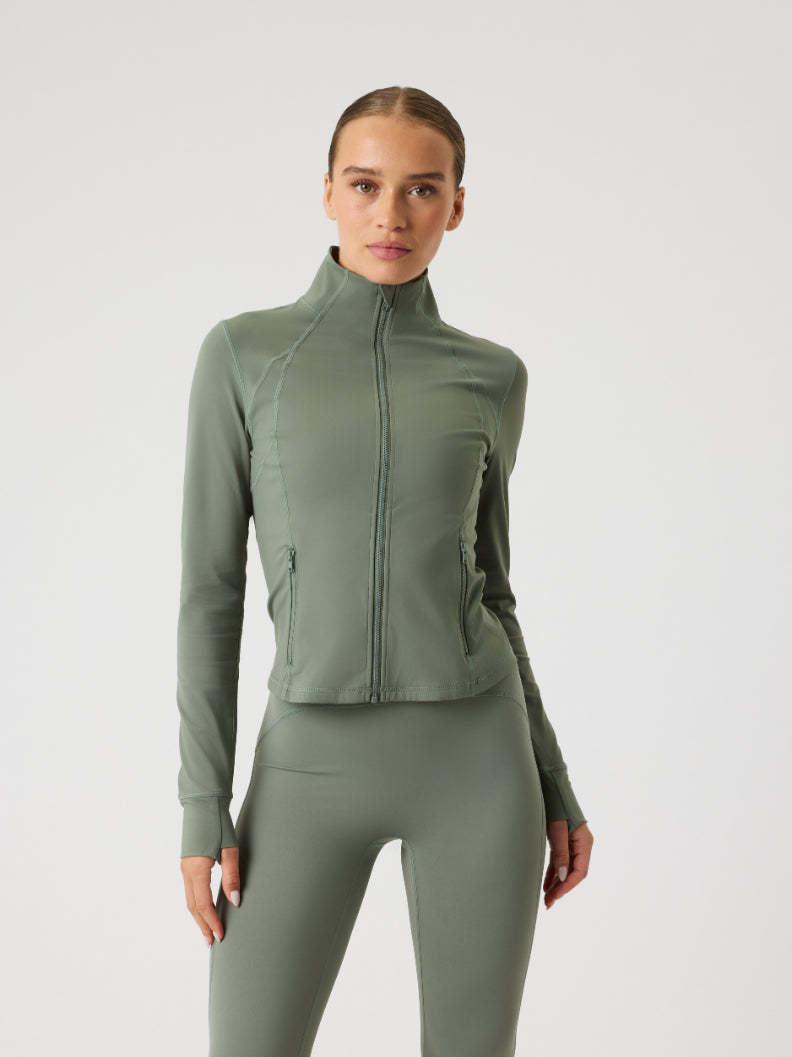 BJÖRN BORG Borg Soft Zip Midlayer Agave Green