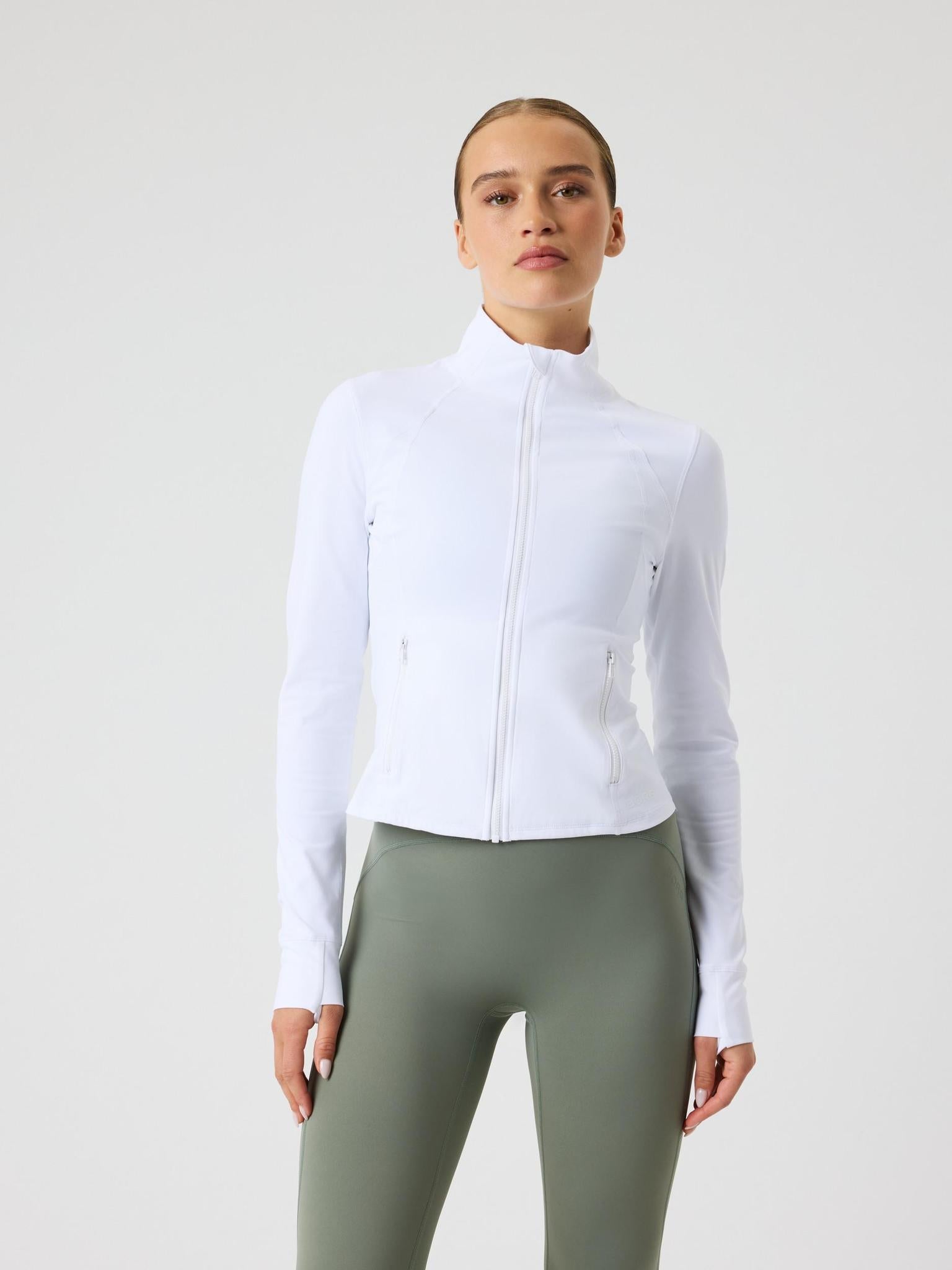 BJÖRN BORG Borg Soft Zip Midlayer Brilliant White