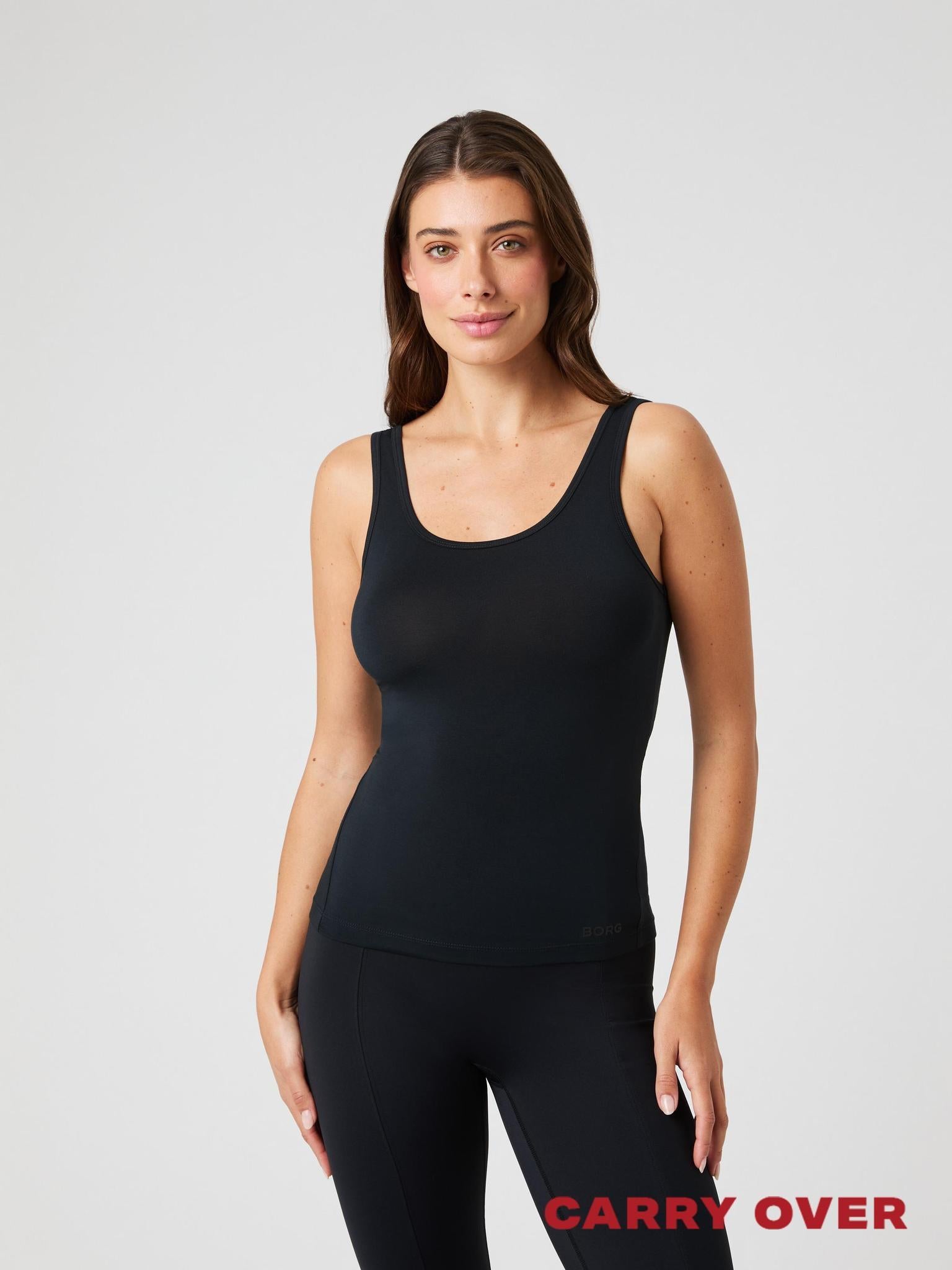 BJÖRN BORG Studio Deep Back Tank Top Black Beauty