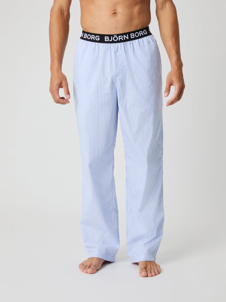 BJÖRN BORG Core Woven Logo Pyjama Pants BB Fresh Stripe 1
